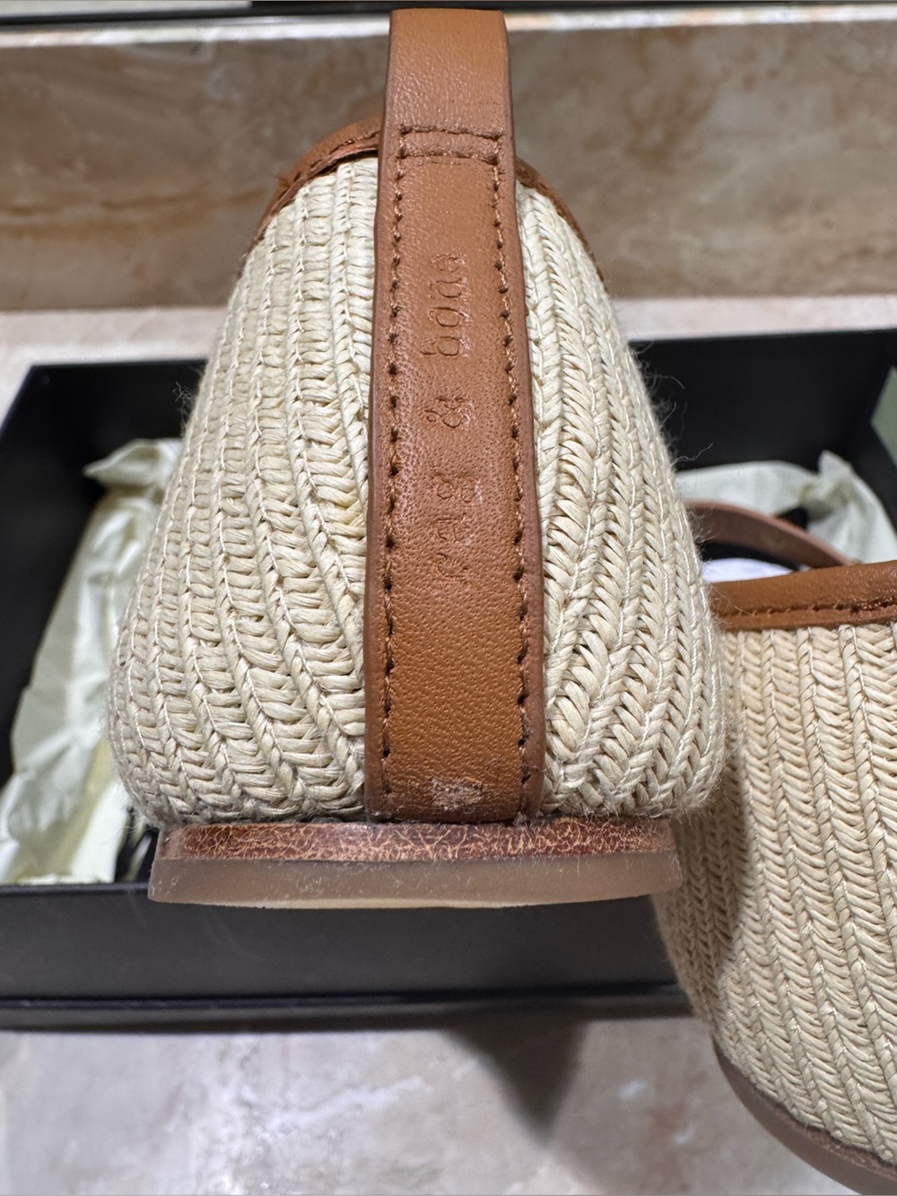 Rag & Bone CABOCHON SPIRE MARY JANE NATURAL IT 38 US 8 - Picture 12 of 12